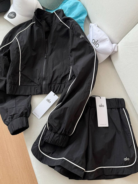 Alo Jacket W/ shorts set 🍁